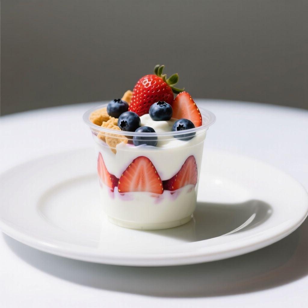 Camping Cooler Yogurt and Fruit Parfait Camping Cooler Yogurt and Fruit Parfait