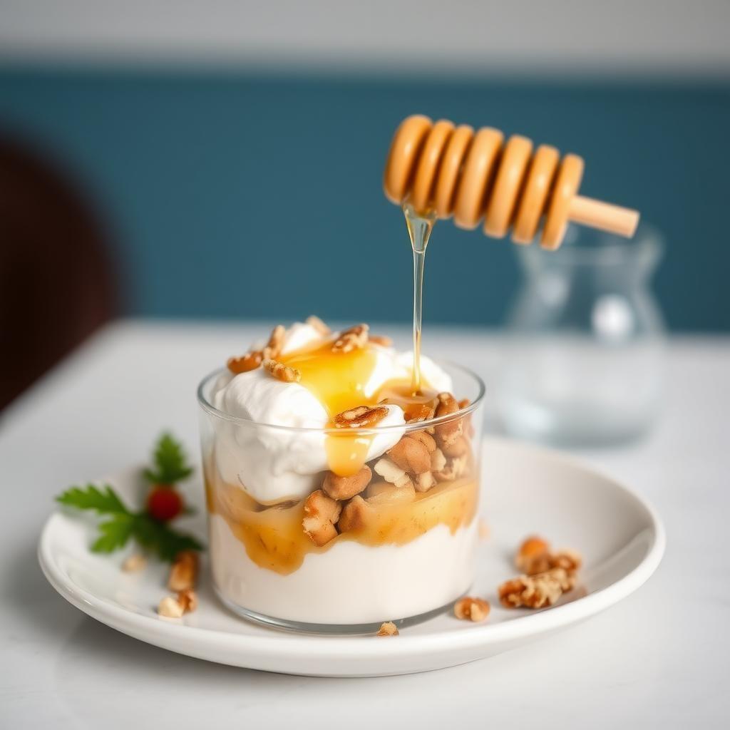 Greek Yogurt Parfait with Honey & Toasted Nuts Greek Yogurt Parfait with Honey & Toasted Nuts