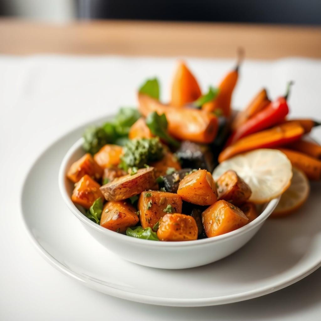 Mediterranean Meal Prep Bowl with Herb-Marinated Vegetables Mediterranean Meal Prep Bowl with Herb-Marinated Vegetables