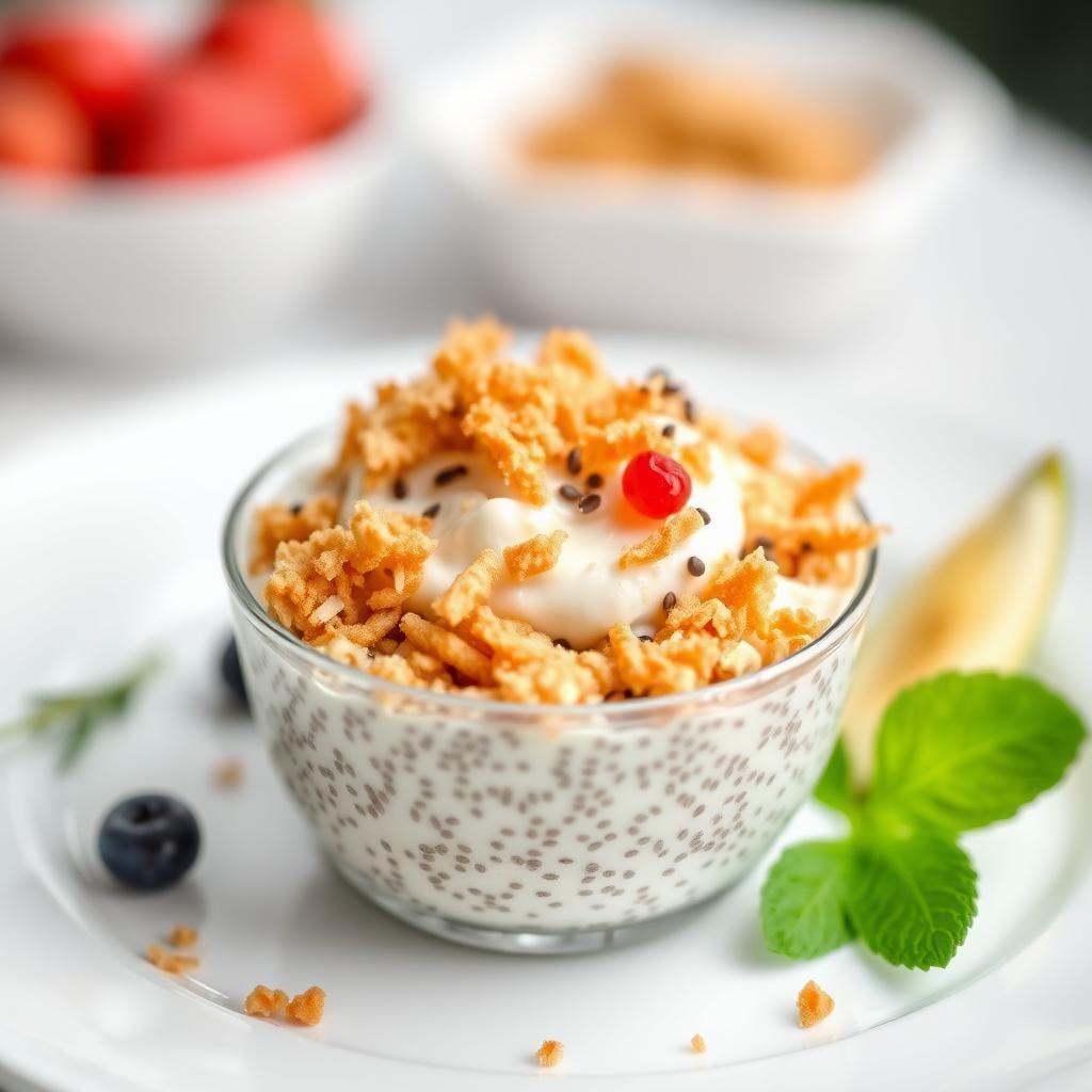 Crunchy Coconut Chia Pudding Parfait Crunchy Coconut Chia Pudding Parfait