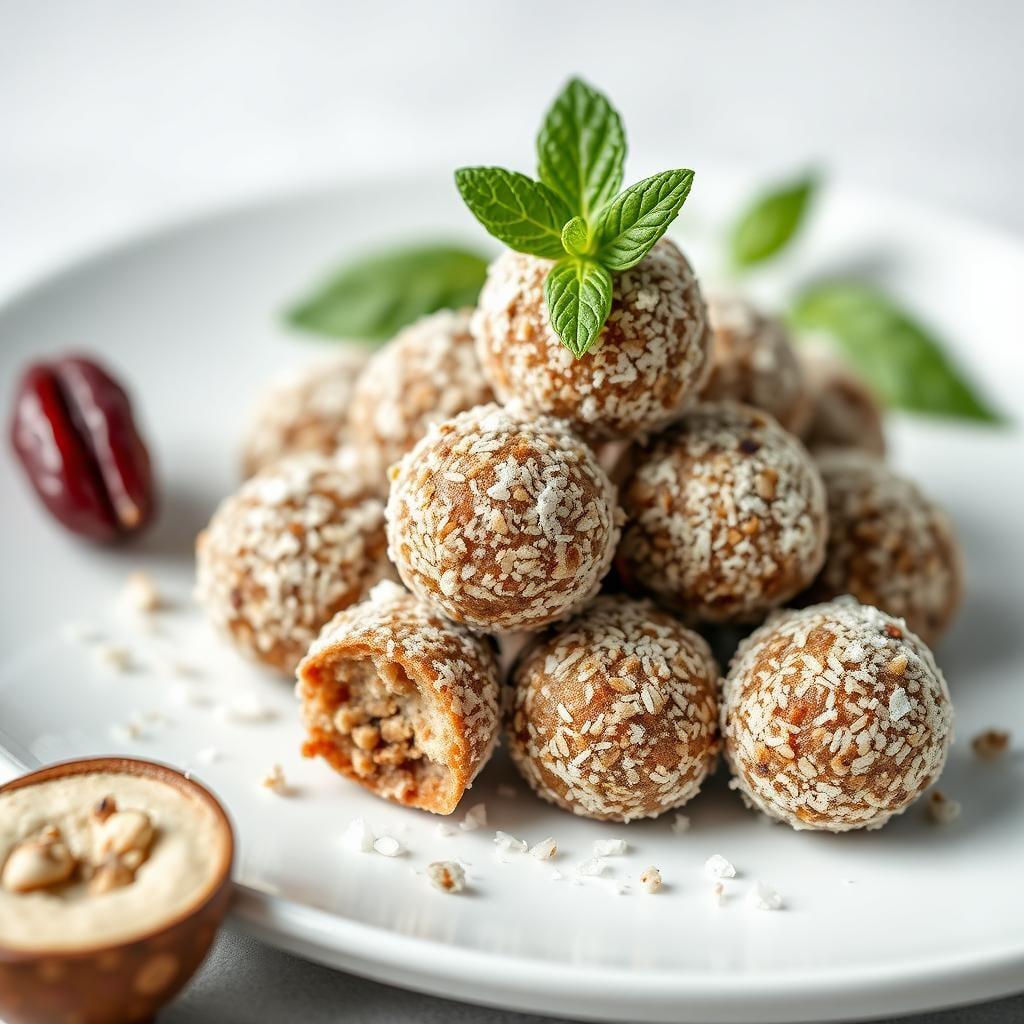 Coconut Date Energy Balls Coconut Date Energy Balls