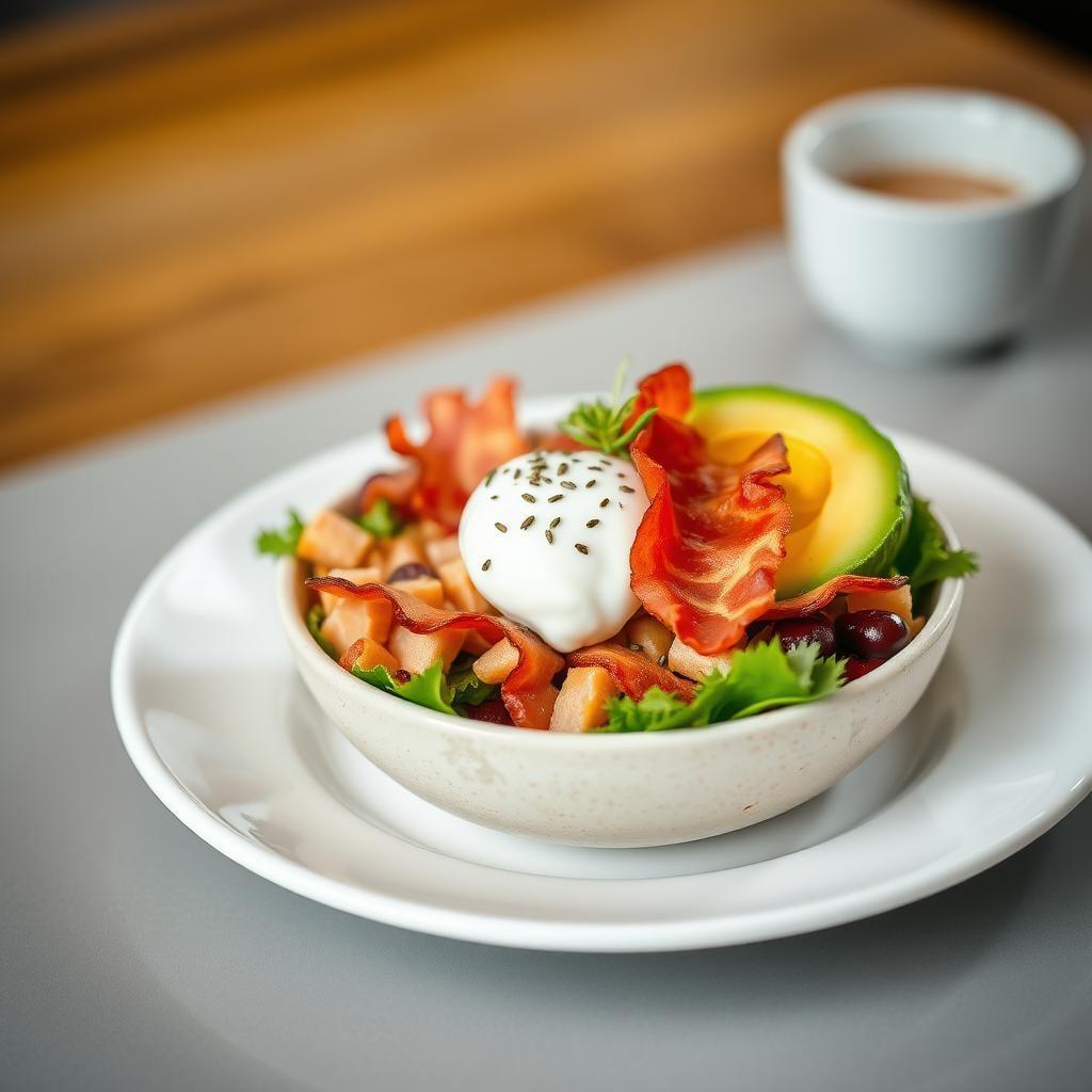 Avocado and Turkey Bacon Breakfast Bowl