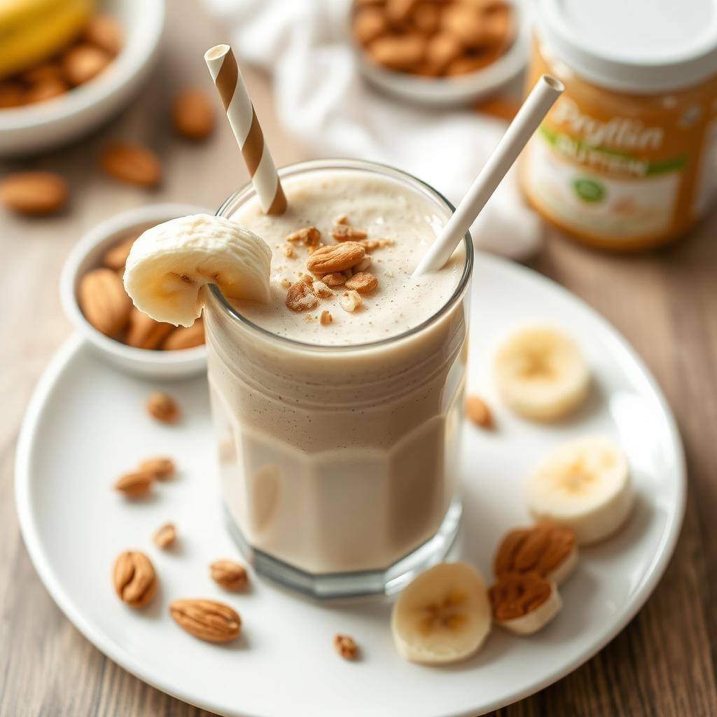 Banana Nut Protein Smoothie