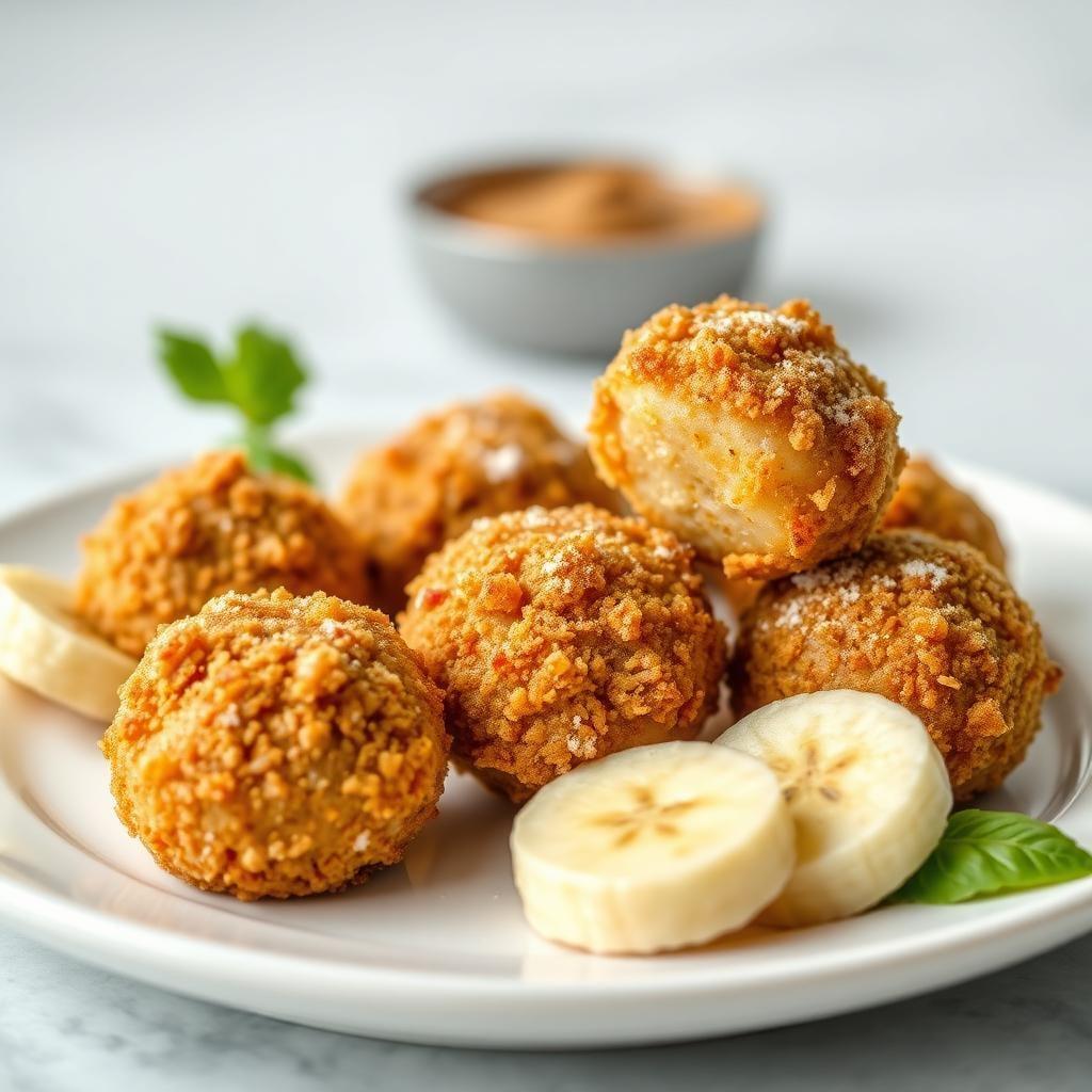 Crunchy Peanut Butter Banana Bites Crunchy Peanut Butter Banana Bites