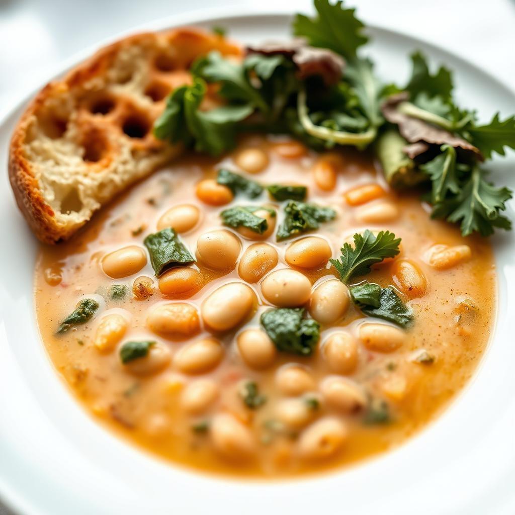 Tuscan White Bean & Kale Soup with Rosemary Focaccia Tuscan White Bean & Kale Soup with Rosemary Focaccia