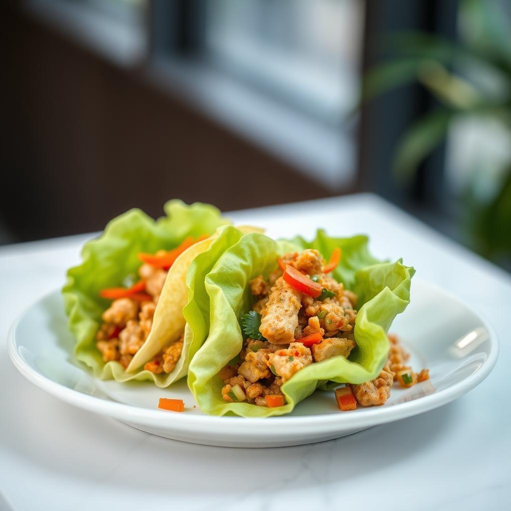 Spicy Turkey Lettuce Wraps Spicy Turkey Lettuce Wraps