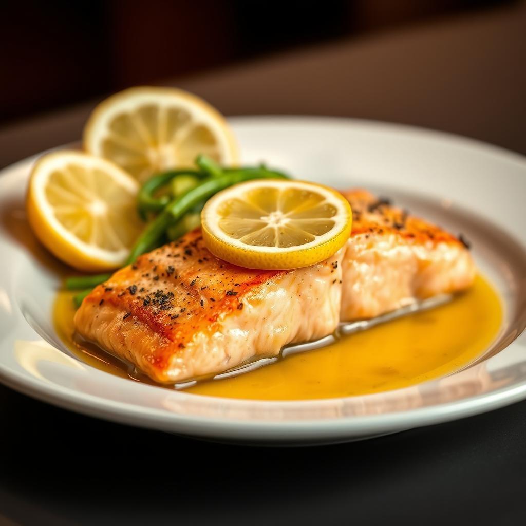 Baked Salmon with Lemon