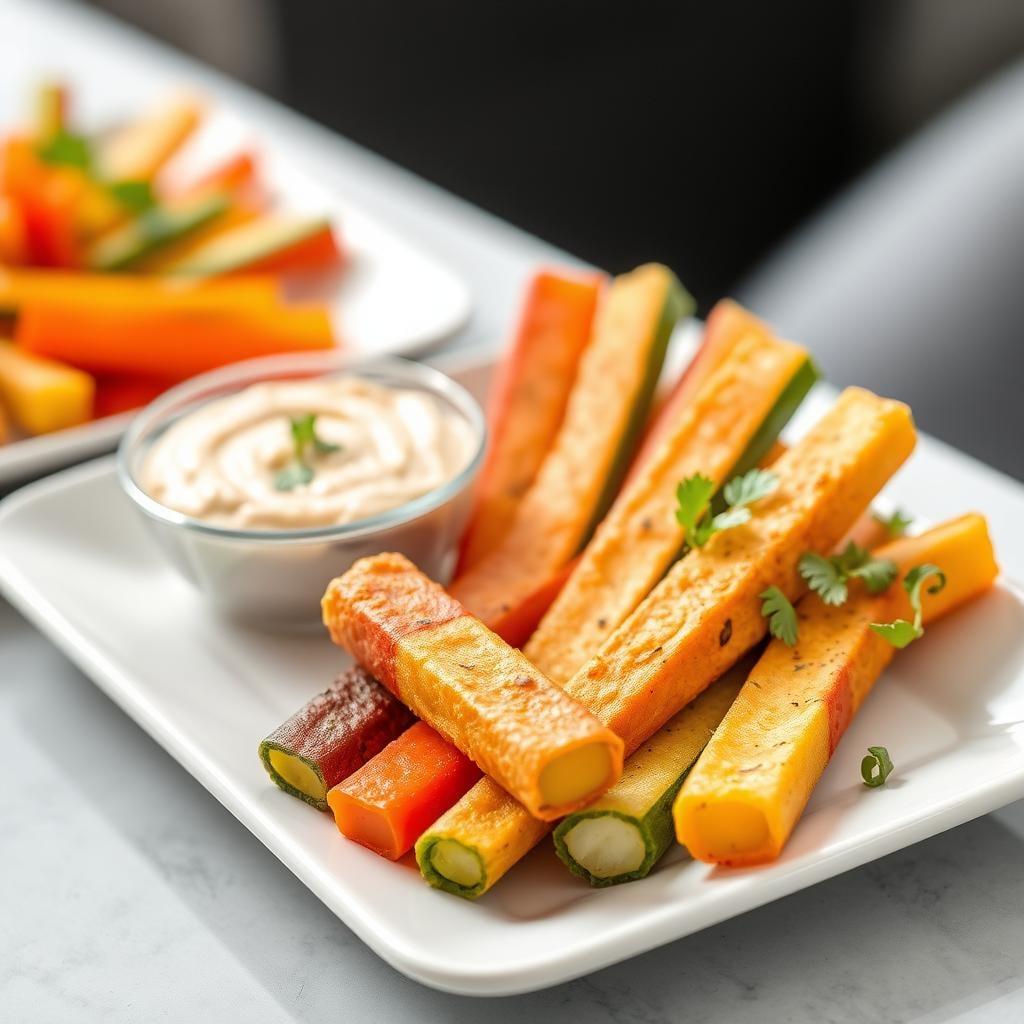 Vegetable Sticks with Hummus Vegetable Sticks with Hummus