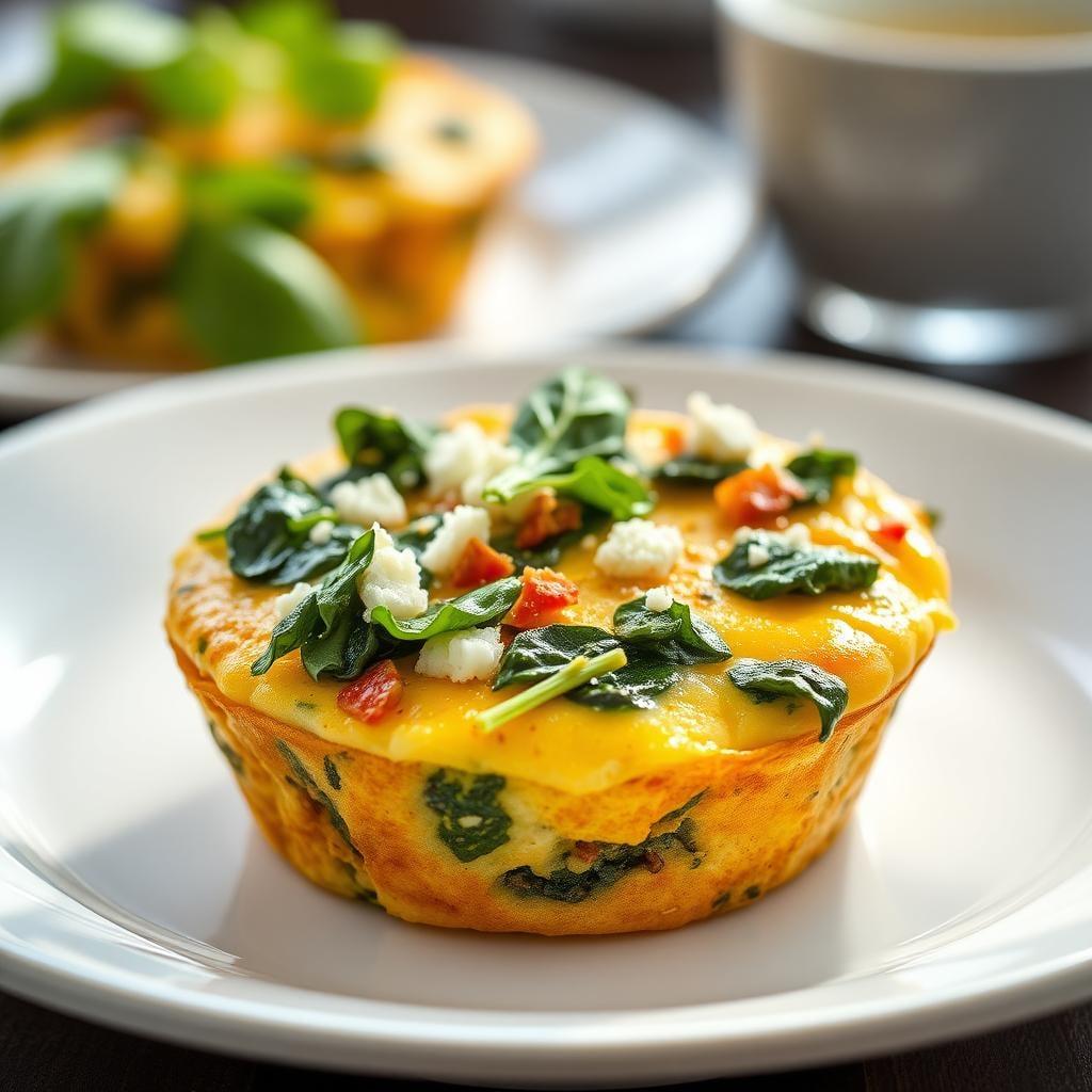Spinach and Feta Egg Muffins Spinach and Feta Egg Muffins