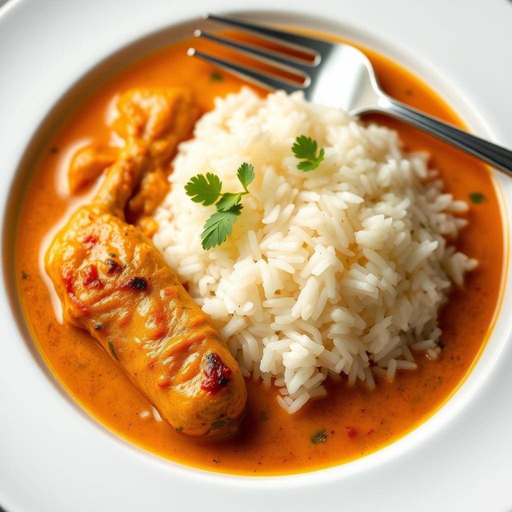 Thai-Inspired Coconut Curry with Jasmine Rice Thai-Inspired Coconut Curry with Jasmine Rice