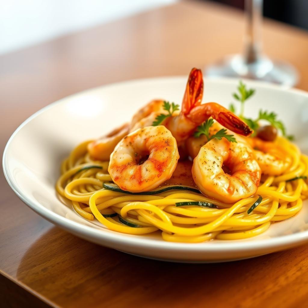 Tuscan Garlic Butter Shrimp with Zucchini Noodles Tuscan Garlic Butter Shrimp with Zucchini Noodles