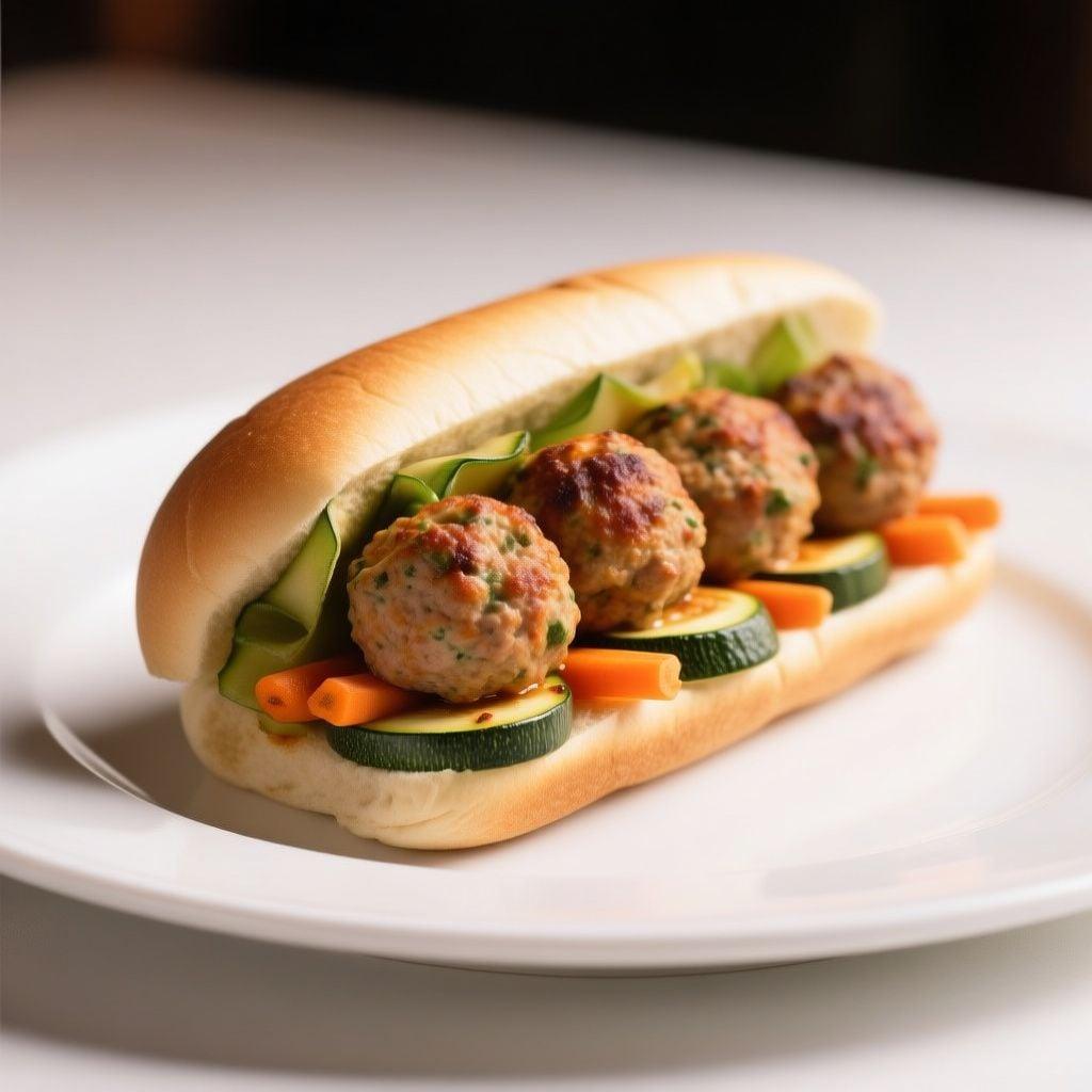Hidden-Veggie Turkey Meatball Subs Hidden-Veggie Turkey Meatball Subs
