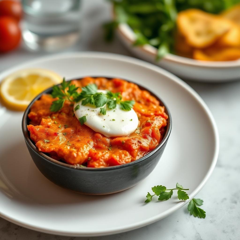 Middle Eastern Shakshuka with Feta and Fresh Herbs Middle Eastern Shakshuka with Feta and Fresh Herbs