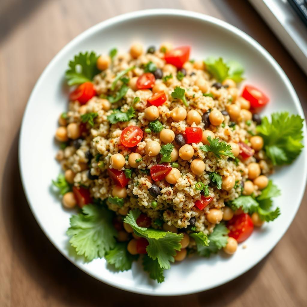 Quinoa Tabbouleh Salad with Chickpeas Quinoa Tabbouleh Salad with Chickpeas