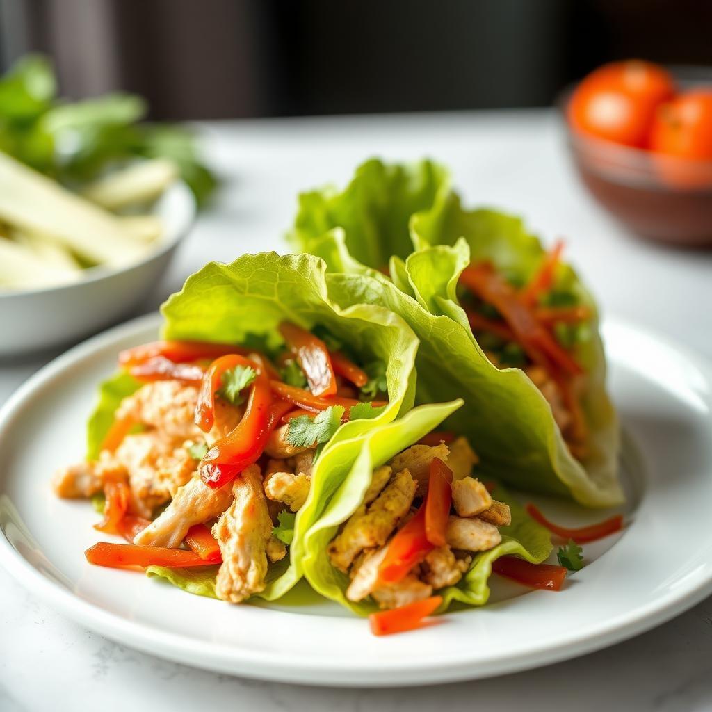 Teriyaki Turkey Lettuce Wraps Teriyaki Turkey Lettuce Wraps