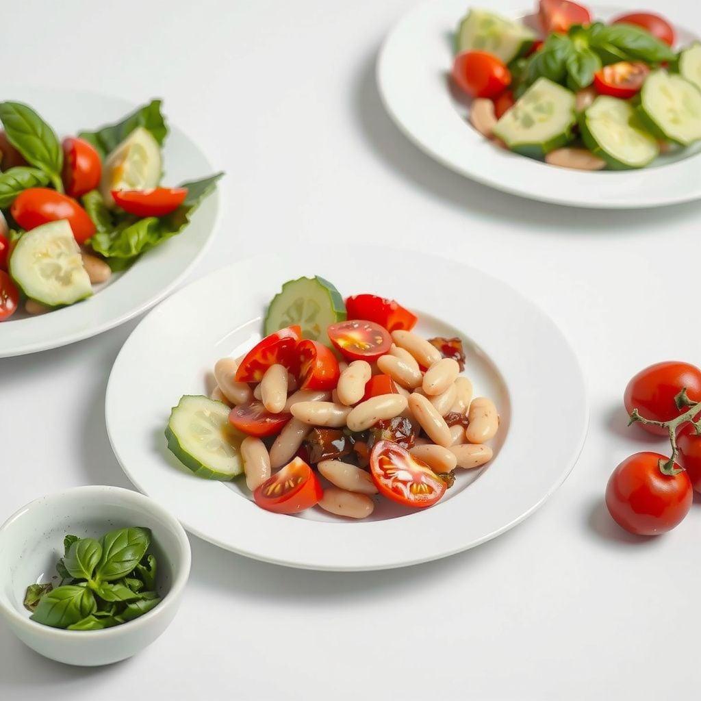 Spanish-Style White Bean & Tomato Salad Spanish-Style White Bean & Tomato Salad