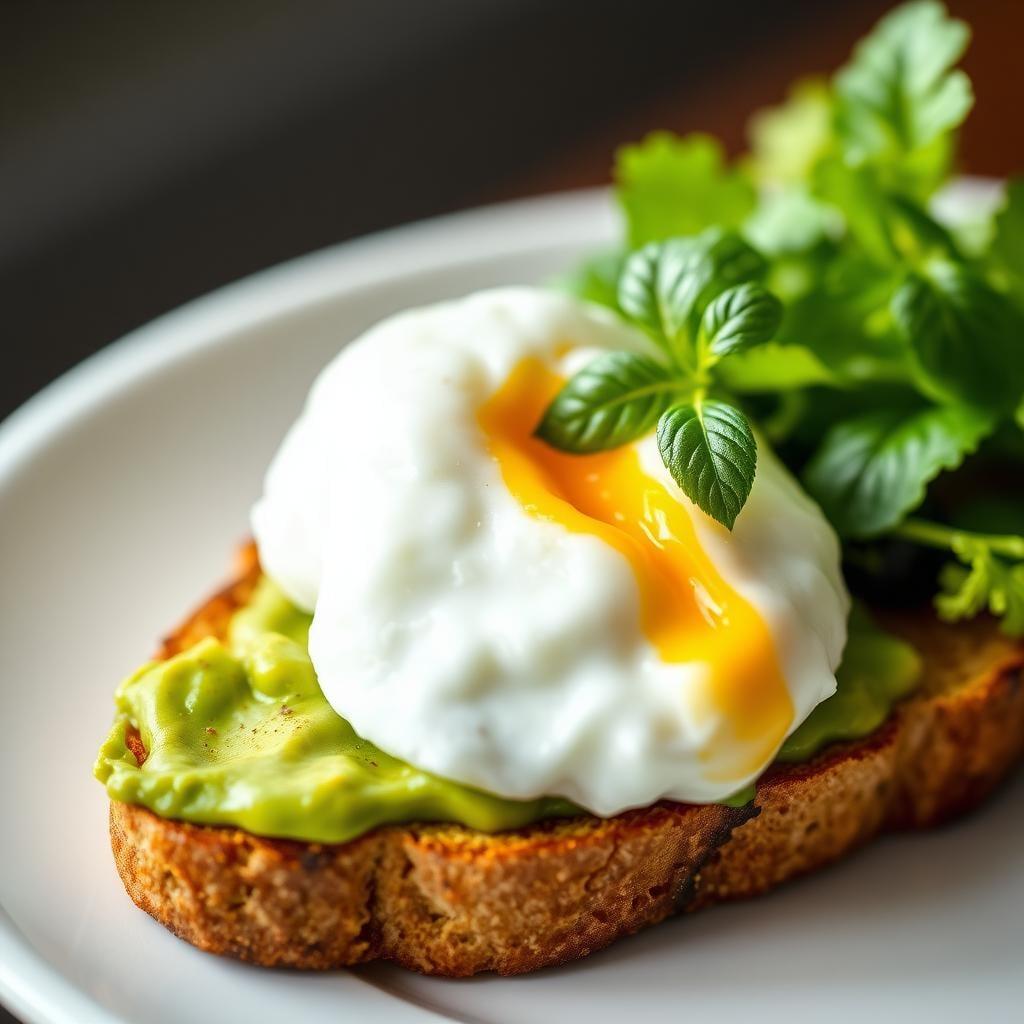 Avocado Toast with Poached Eggs