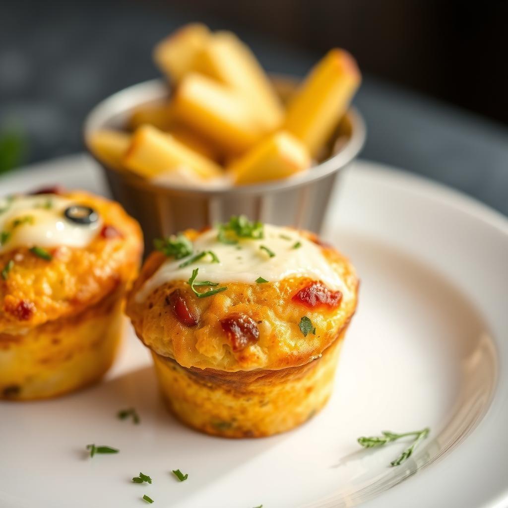 Savory Breakfast Muffins with Cheese and Herbs Savory Breakfast Muffins with Cheese and Herbs