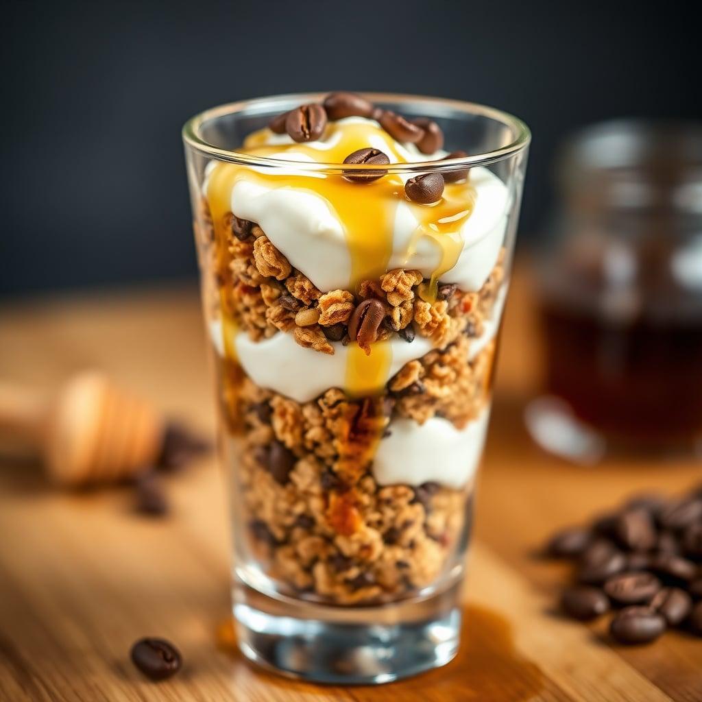 Espresso Granola Parfait with Ricotta and Honey Espresso Granola Parfait with Ricotta and Honey