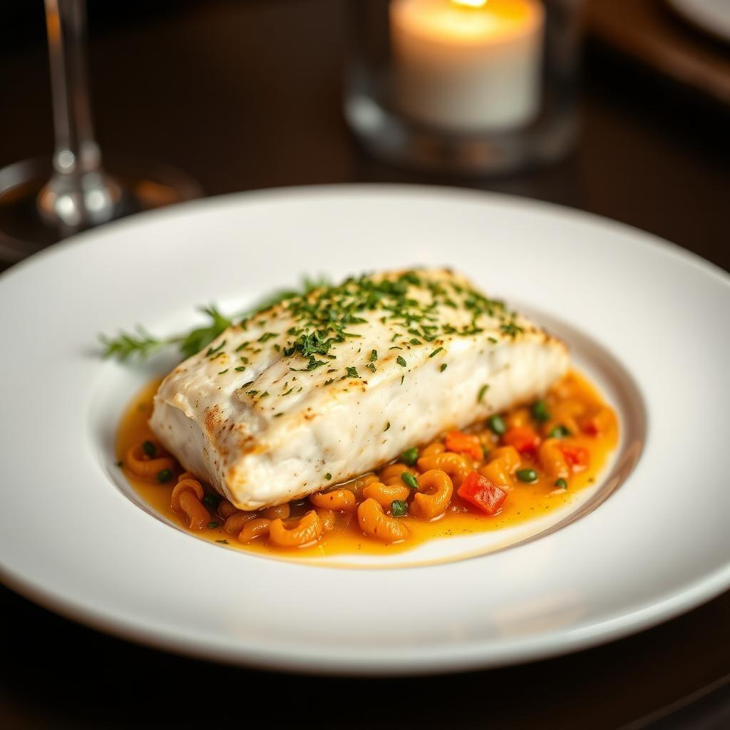Garlic-Herb Baked Cod Garlic-Herb Baked Cod