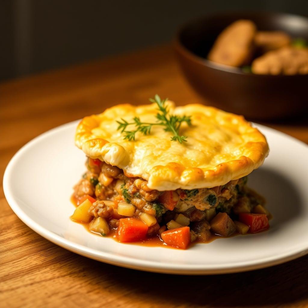 Simple Shepherd's Pie with Garden Vegetables Simple Shepherd's Pie with Garden Vegetables