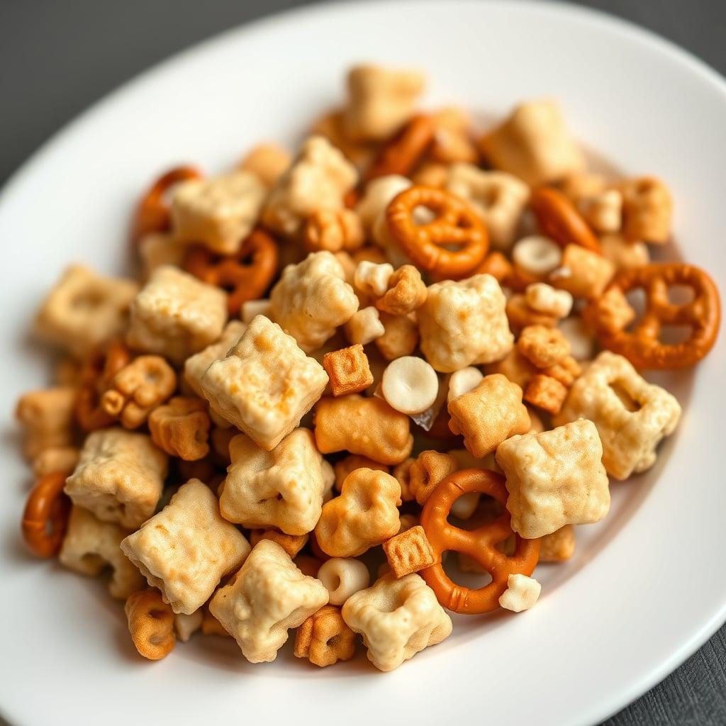 Sweet and Savory Cereal Snack Mix Sweet and Savory Cereal Snack Mix
