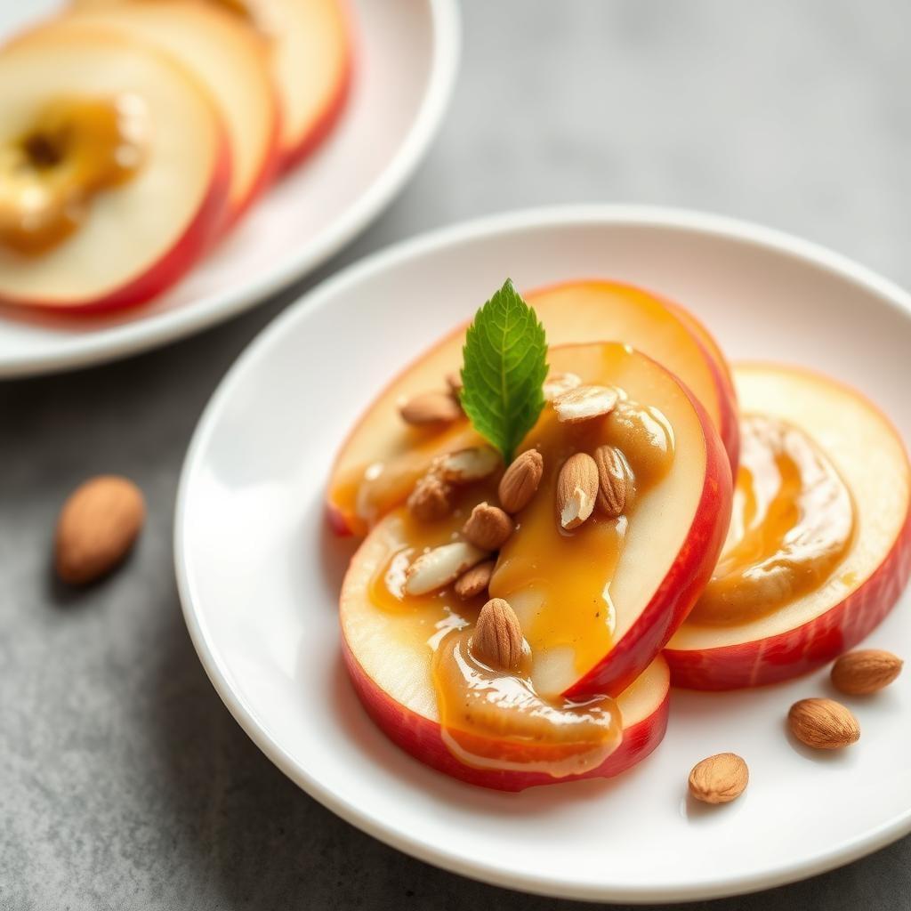 Apple Slices with Almond Butter