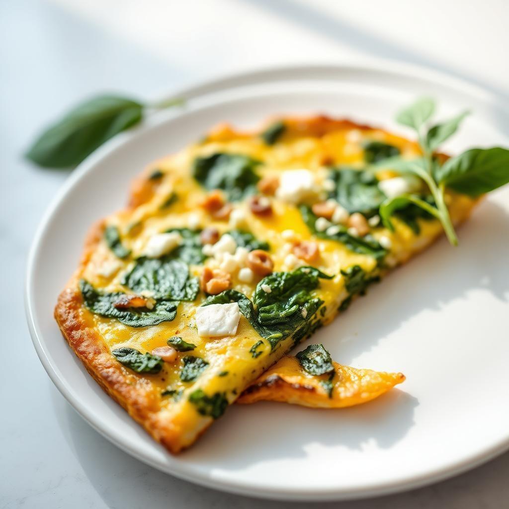 Savory Spinach and Feta Breakfast Frittata Savory Spinach and Feta Breakfast Frittata