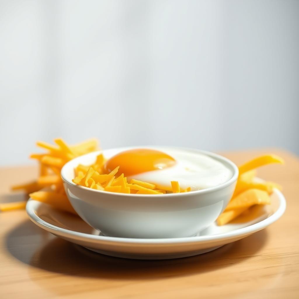5-Minute Microwave Egg & Cheese Breakfast Bowl