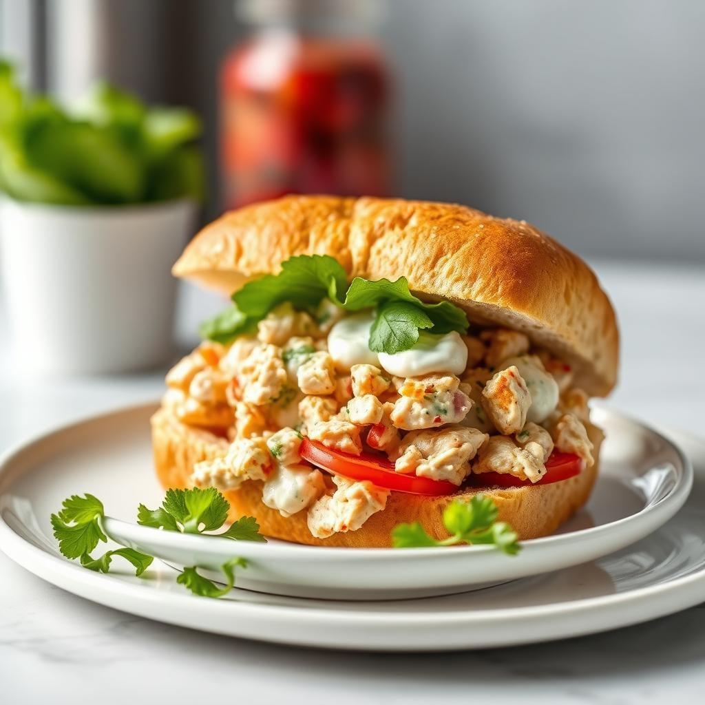 Protein-Packed Chicken Salad Sandwich Protein-Packed Chicken Salad Sandwich