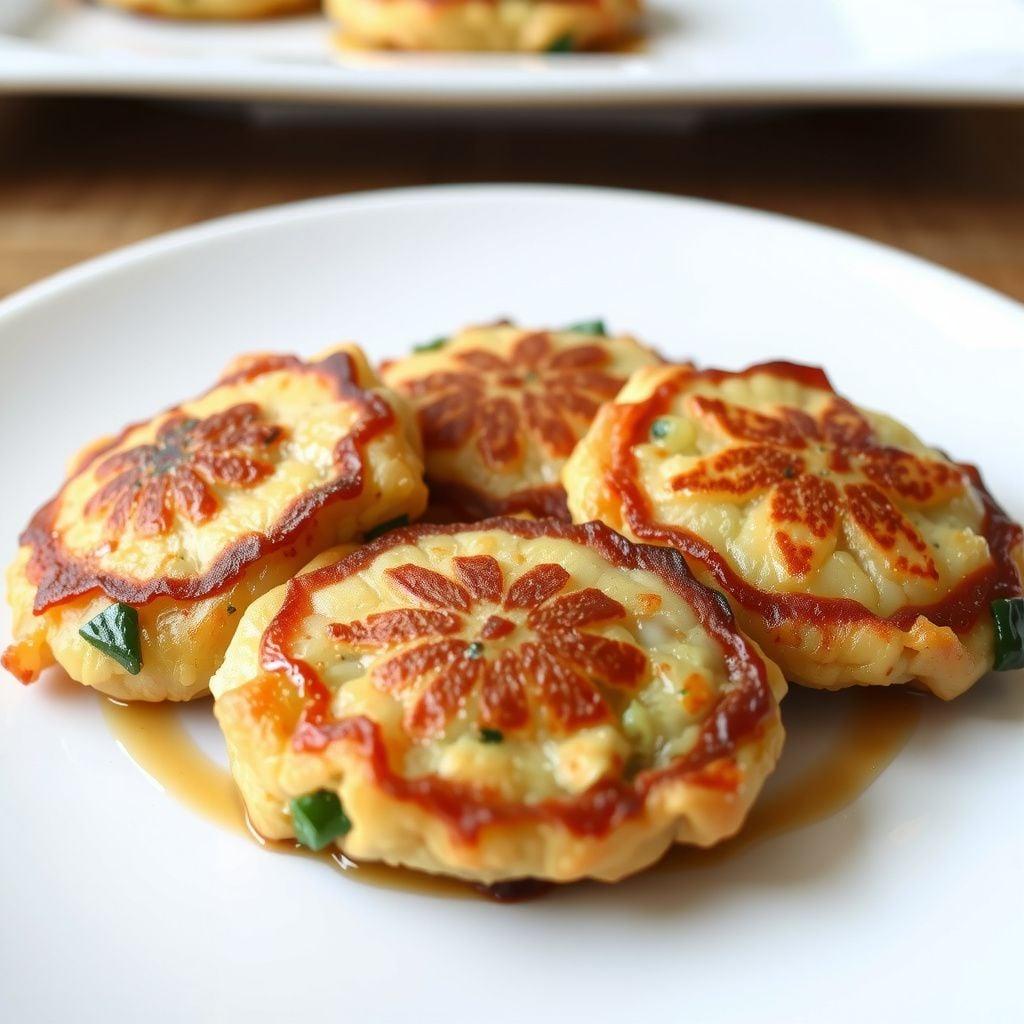 Cantonese-Style Crispy Egg & Vegetable Patties Cantonese-Style Crispy Egg & Vegetable Patties