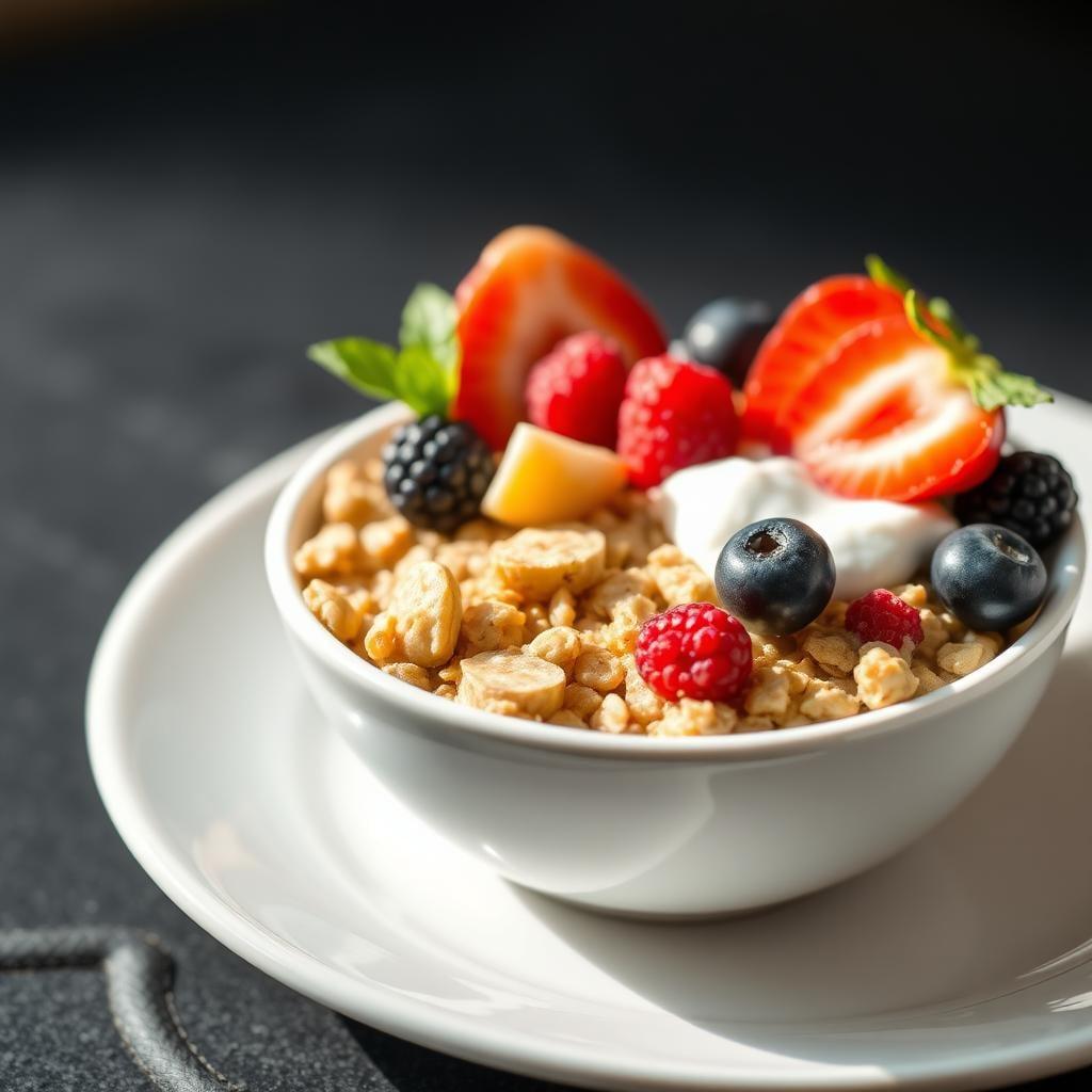 Protein-Packed Berry Oatmeal Bowl Protein-Packed Berry Oatmeal Bowl