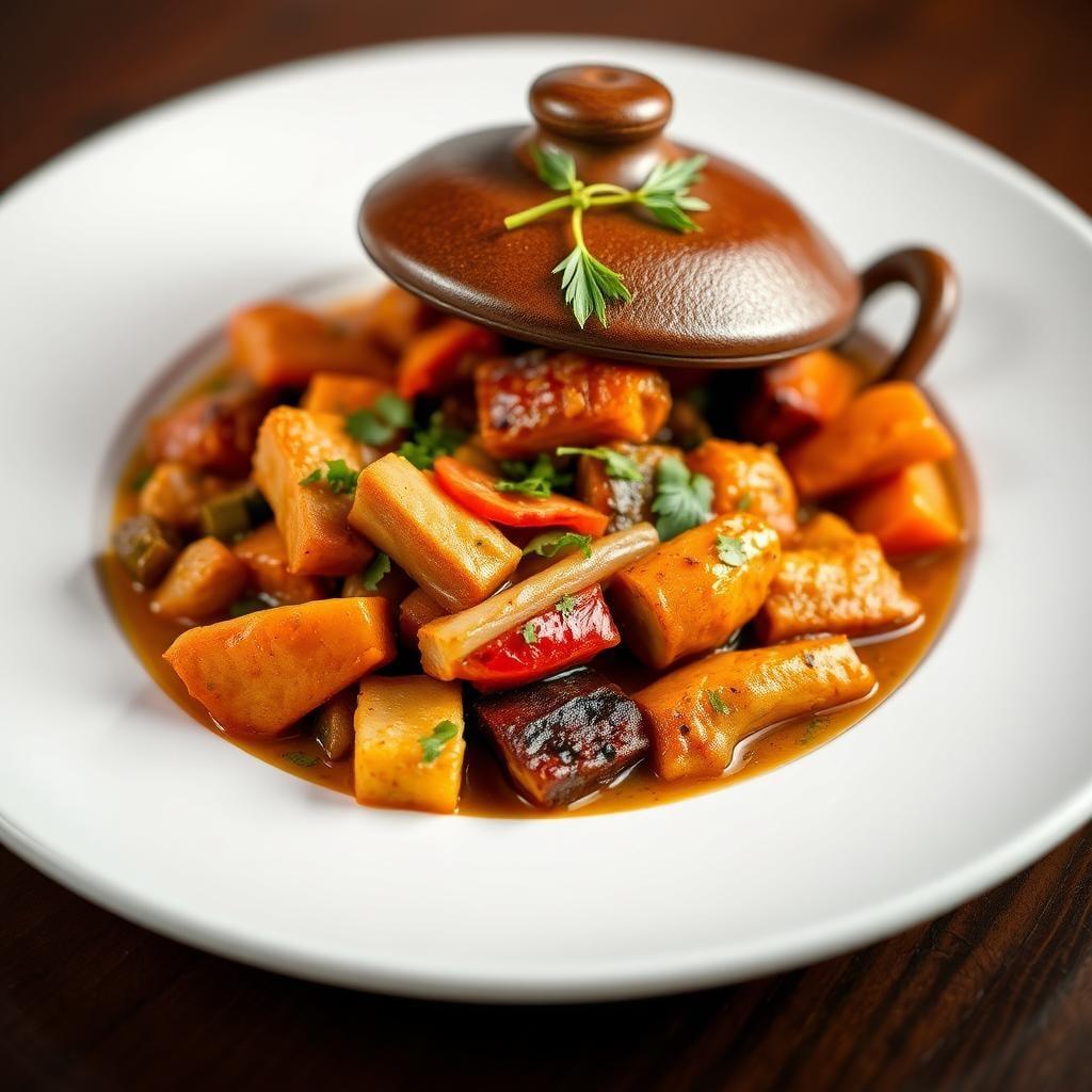 Moroccan Spiced Vegetable Tagine Moroccan Spiced Vegetable Tagine