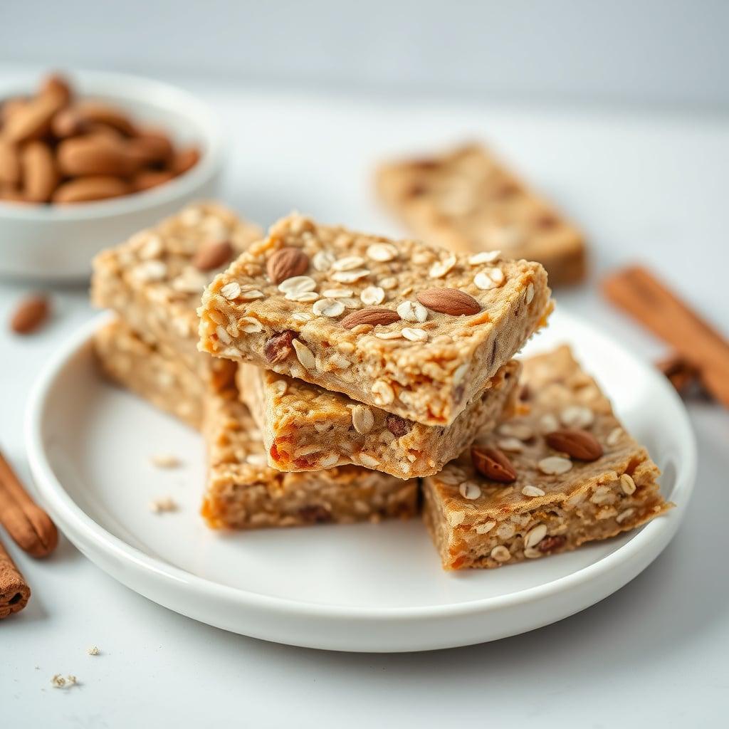 Batch-Baked Cinnamon Almond Protein Energy Bars