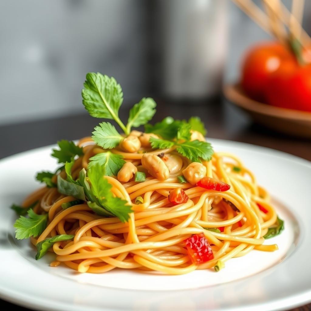 Thai-Inspired Peanut Noodle Salad Thai-Inspired Peanut Noodle Salad
