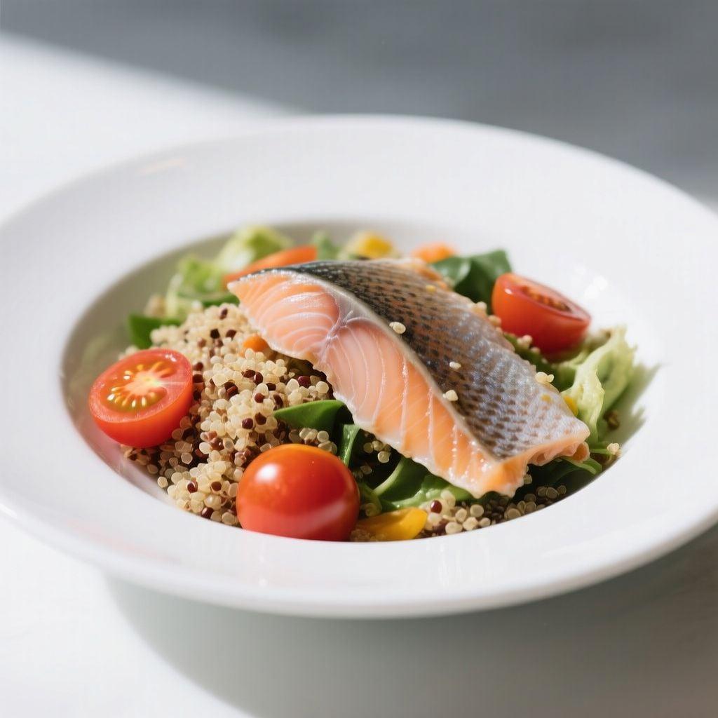 Leftover Flaked Trout and Quinoa Power Bowl Leftover Flaked Trout and Quinoa Power Bowl