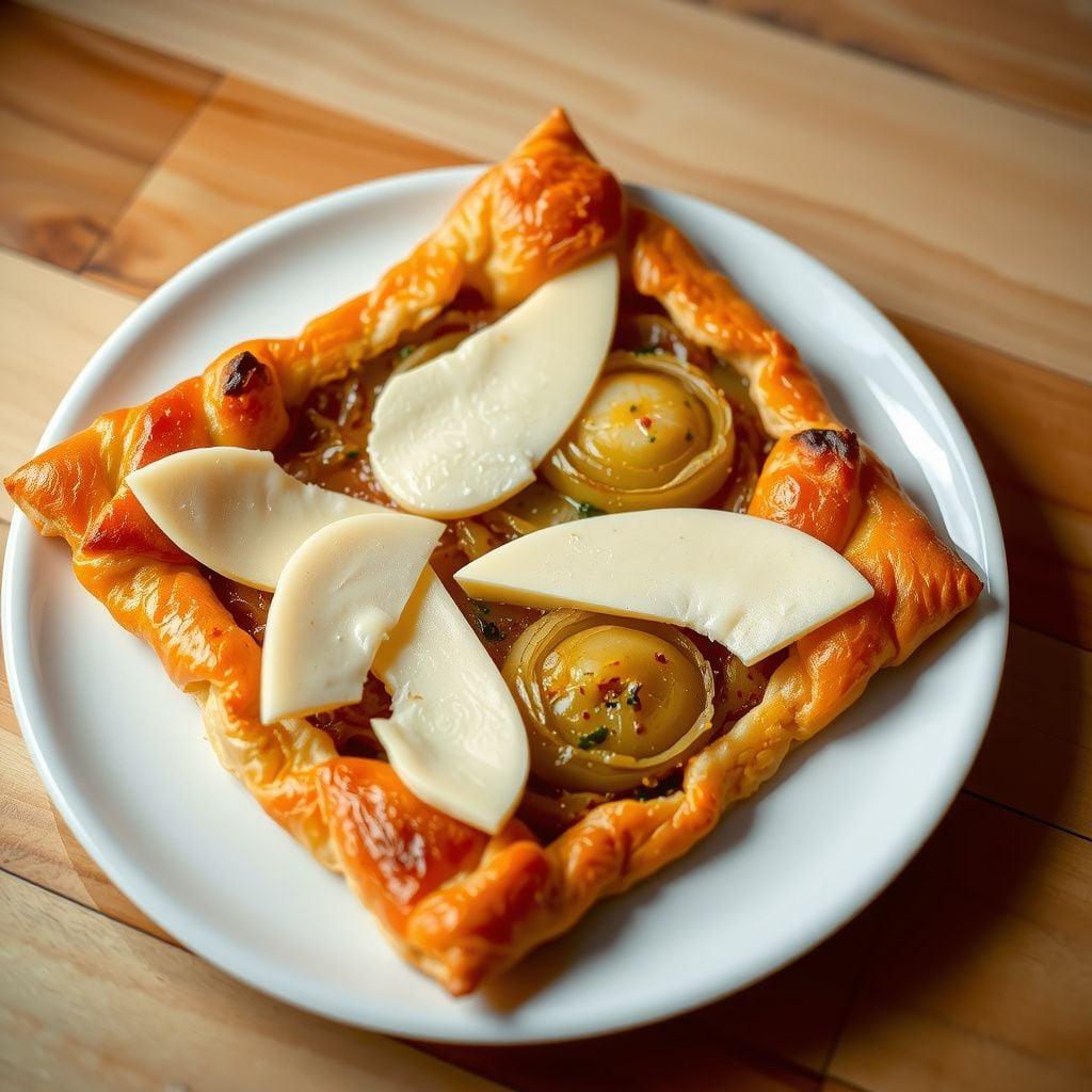 Alsatian-Style Caramelized Onion & Gruyère Tart Alsatian-Style Caramelized Onion & Gruyère Tart
