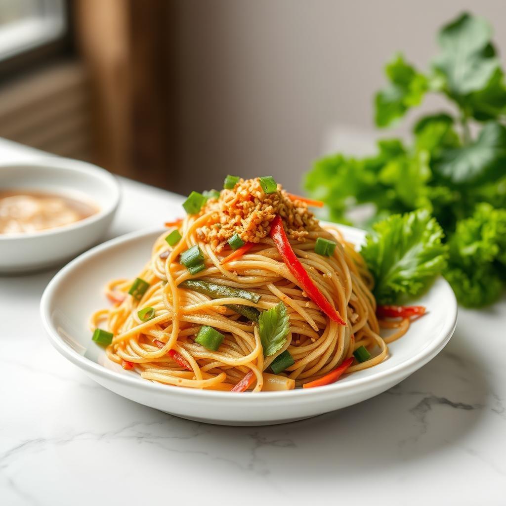 Asian-Inspired Sesame Noodle Salad