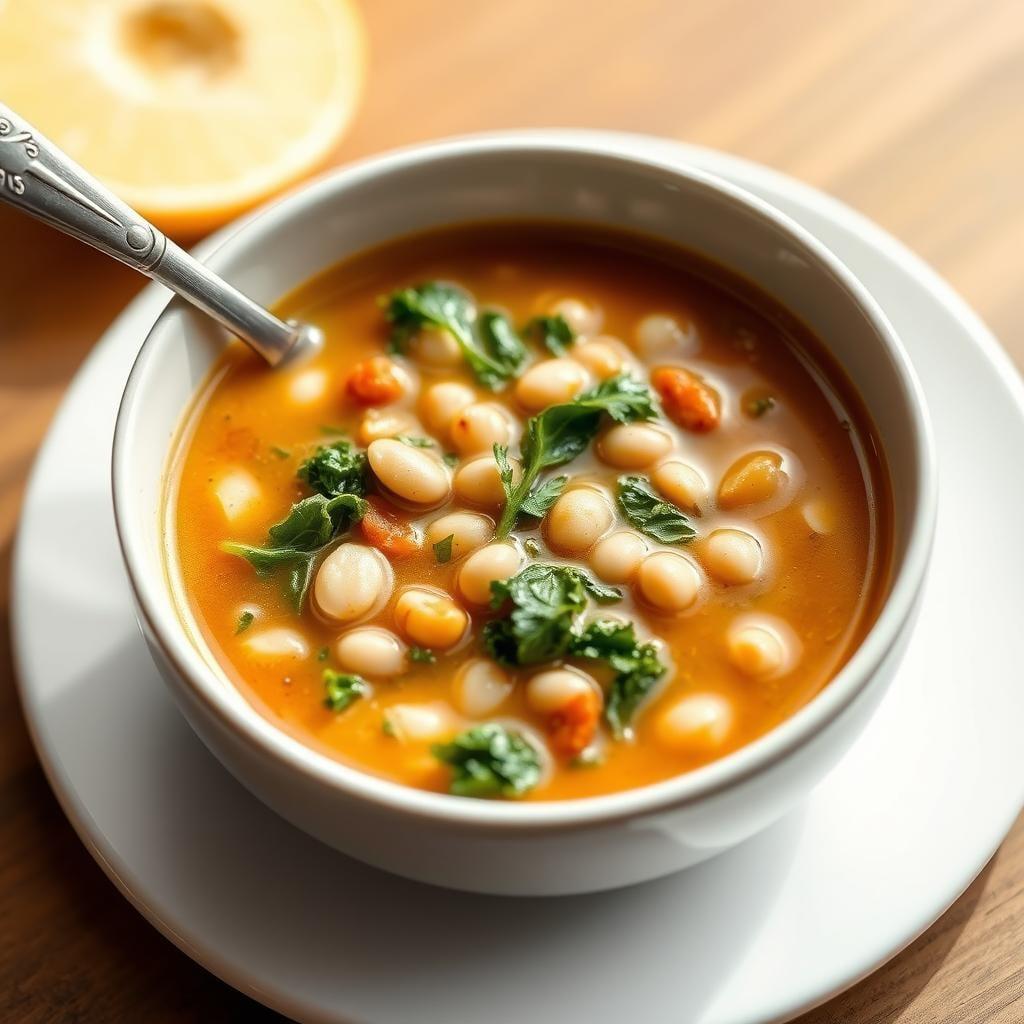 Tuscan White Bean & Kale Soup Tuscan White Bean & Kale Soup