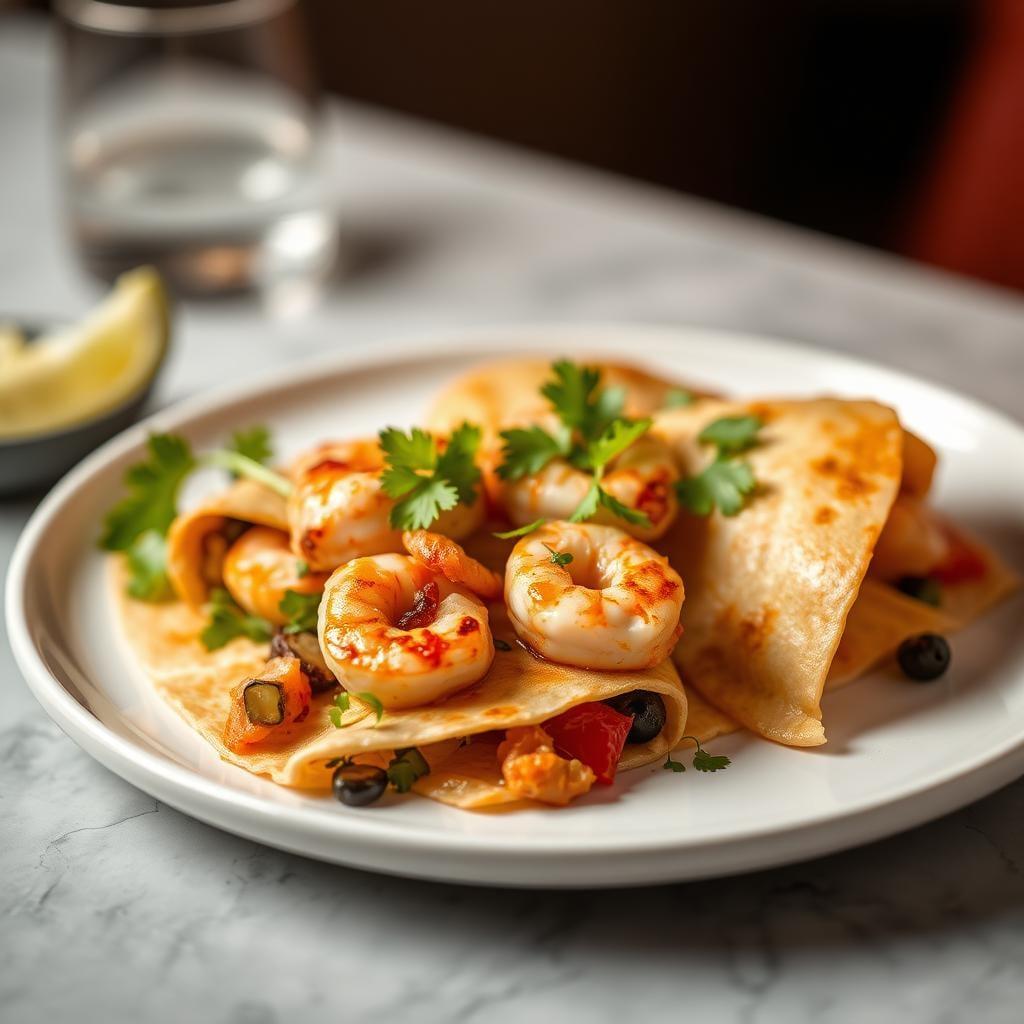 Simple Shrimp and Veggie Quesadillas Simple Shrimp and Veggie Quesadillas