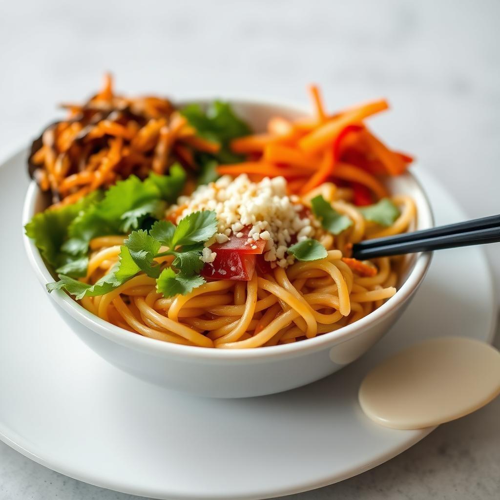 Asian-Inspired Sesame Noodle Bowls
