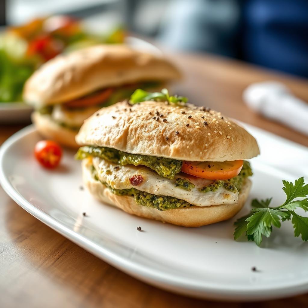 Italian Chicken Pesto Sandwich Italian Chicken Pesto Sandwich