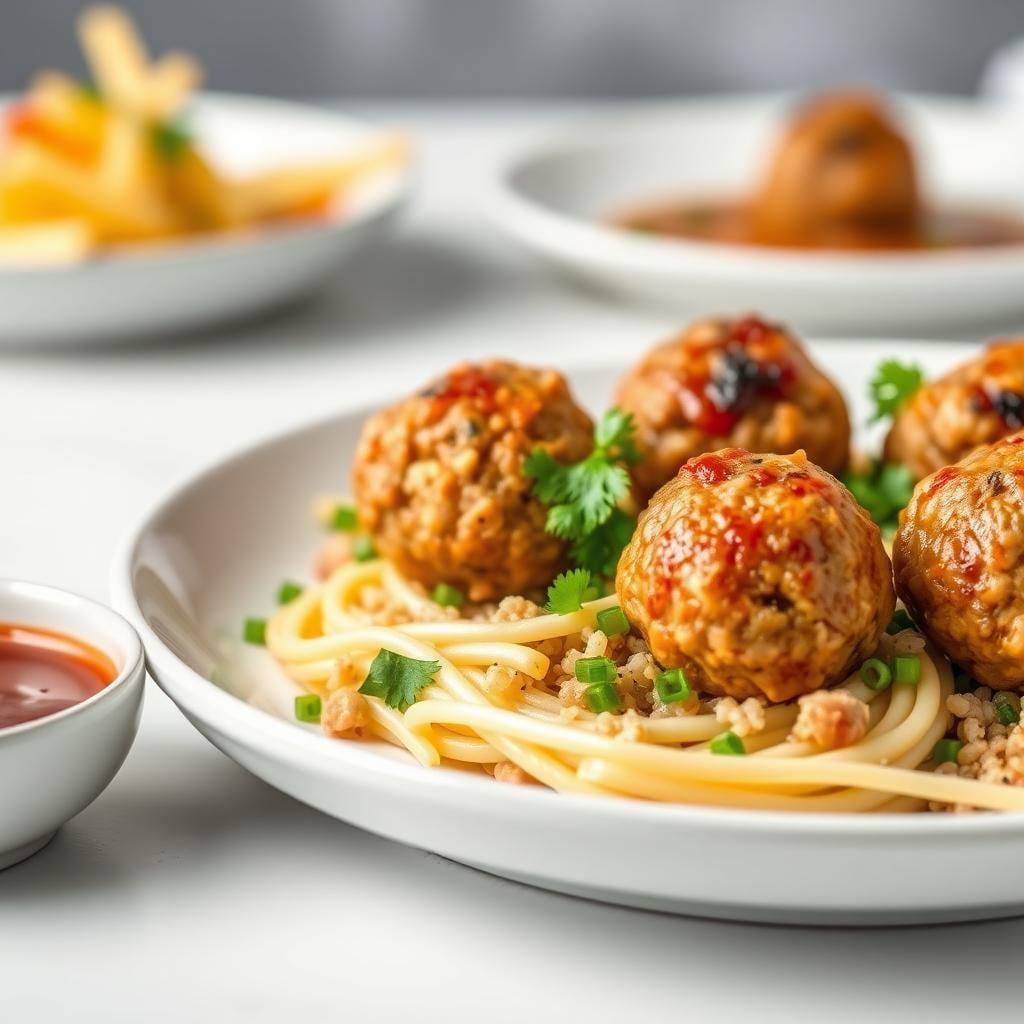 Savory Turkey Meatballs with Quinoa Savory Turkey Meatballs with Quinoa