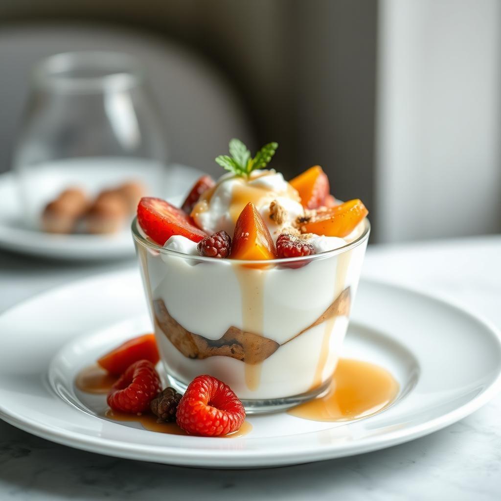 Coconut Yogurt Parfait with Maple and Forest Fruits Coconut Yogurt Parfait with Maple and Forest Fruits
