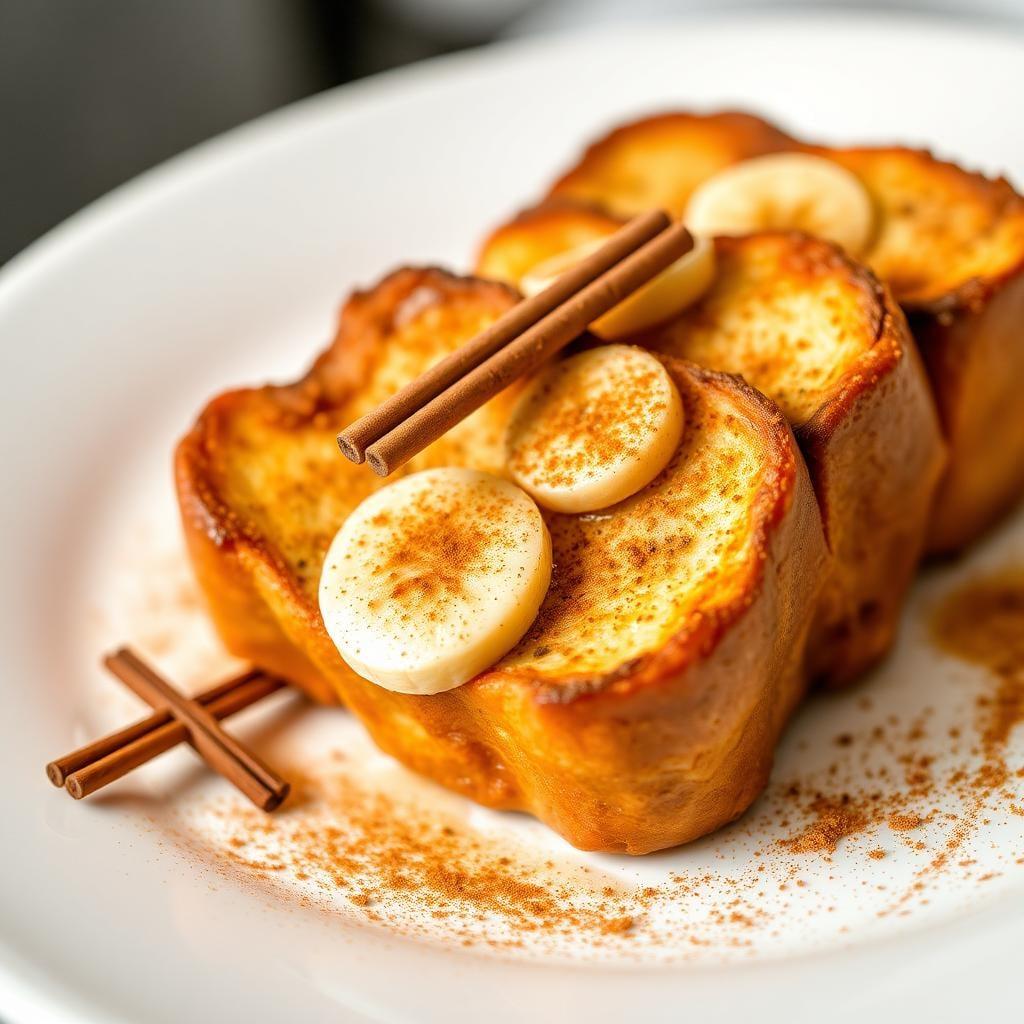 Banana Bread French Toast with Cinnamon