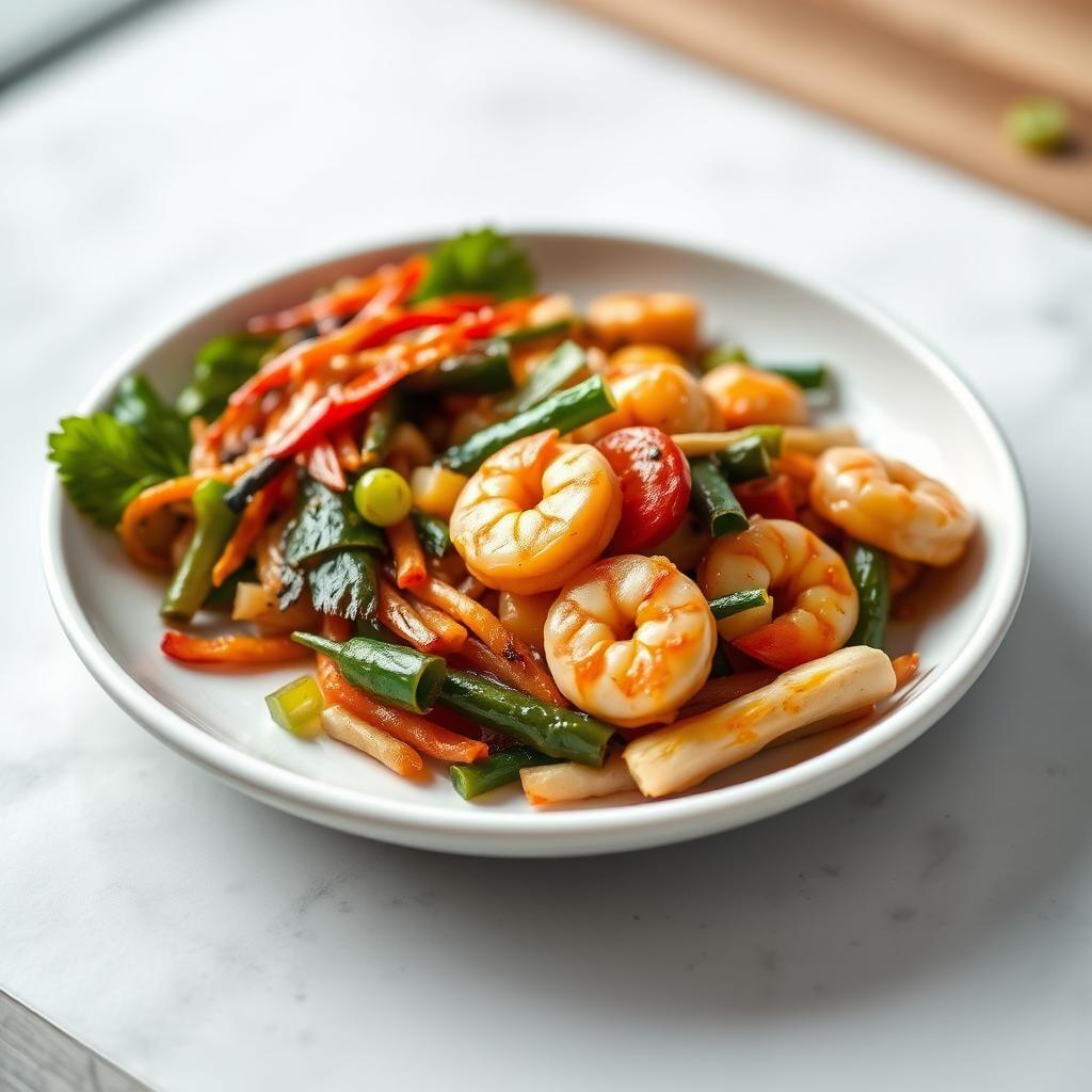 Asian-Inspired Shrimp and Vegetable Stir-Fry