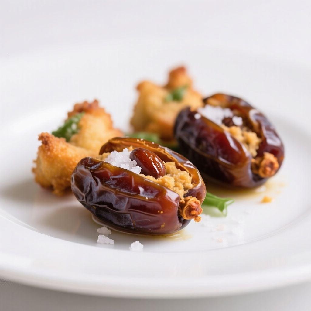 Sweet Stuffed Dates with Sea Salt Sweet Stuffed Dates with Sea Salt
