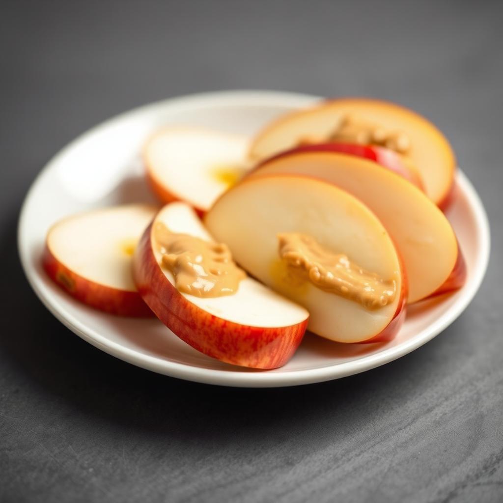 Apple Slices with Peanut Butter