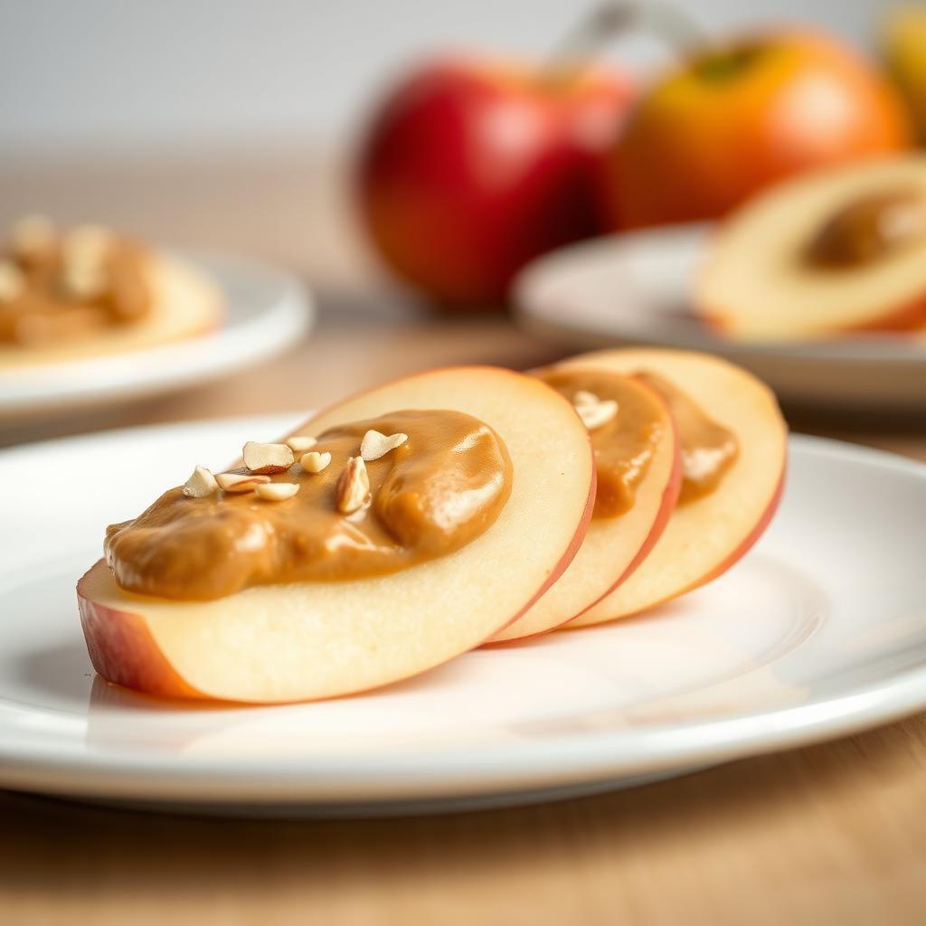 Apple Slices with Almond Butter
