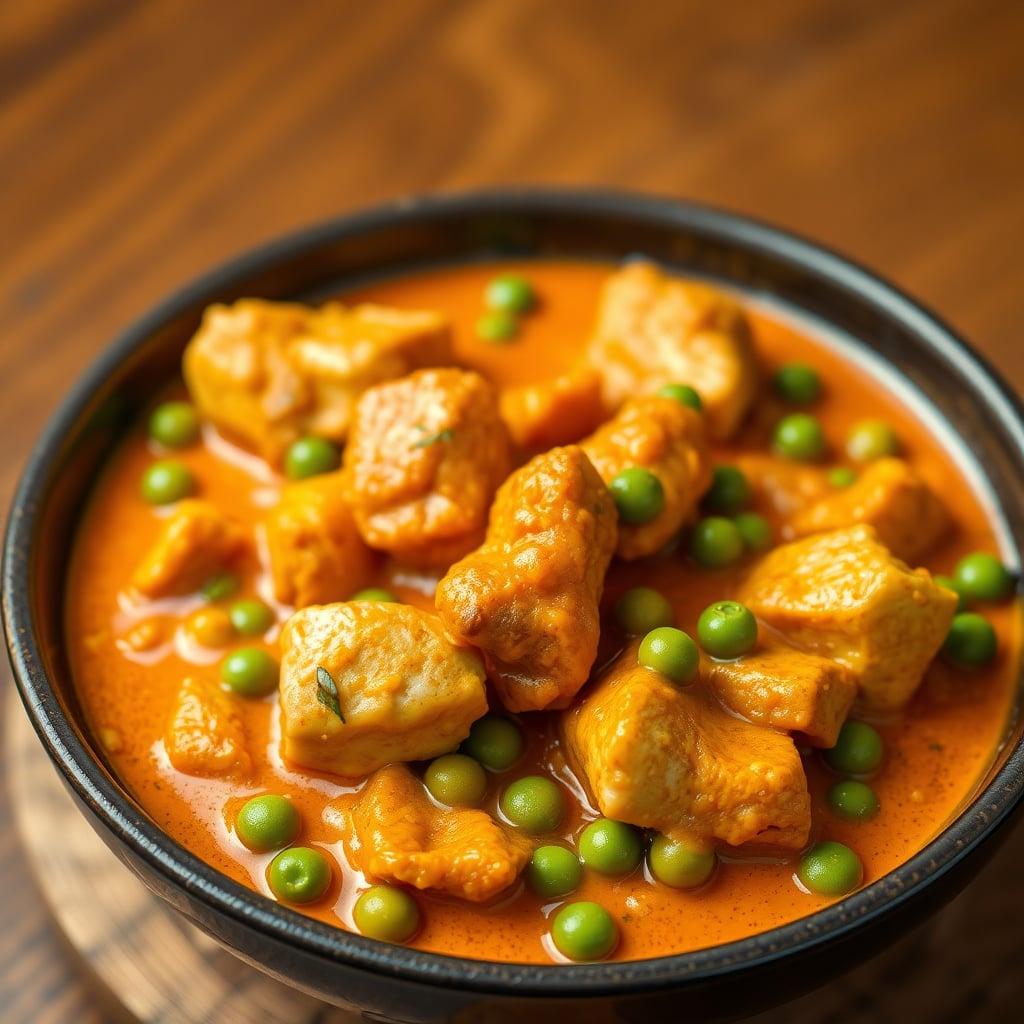 Creamy Coconut Chicken Tikka Masala with Peas Creamy Coconut Chicken Tikka Masala with Peas